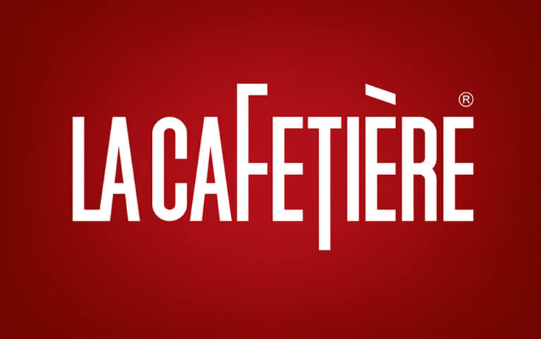 la cafetiere brand identity logo design