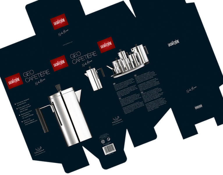 la cafetiere packaging design