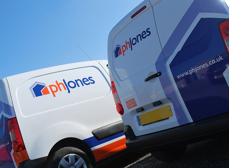 ph jones brand identity livery design